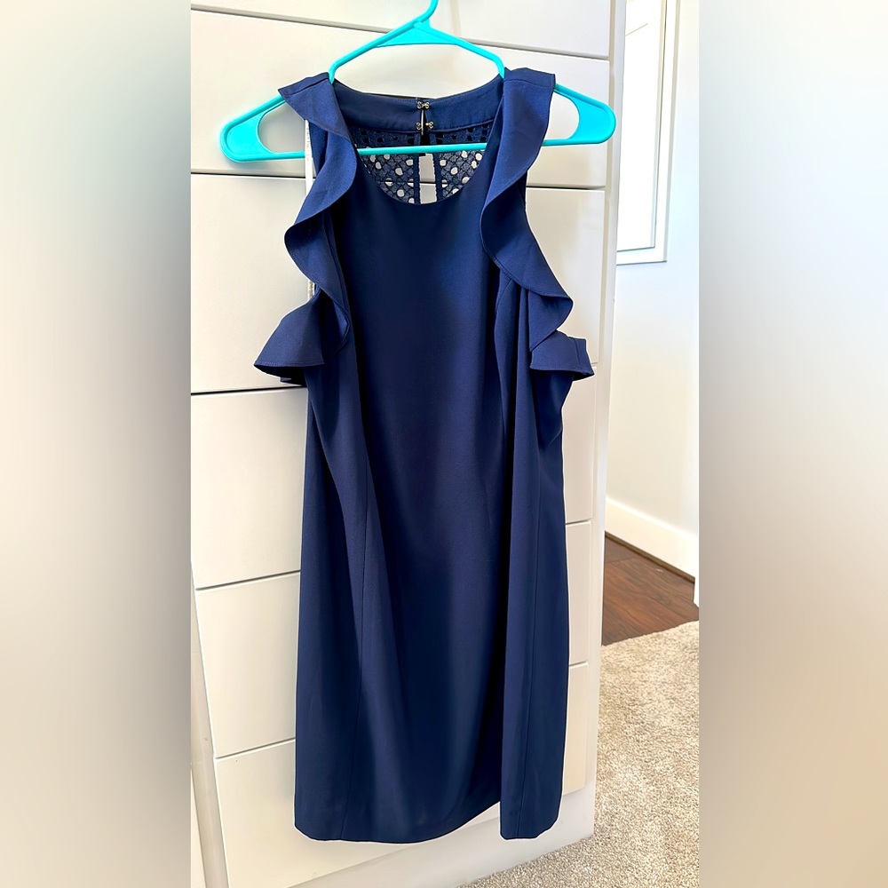 Beautiful blue halter dress. Brand new with tags